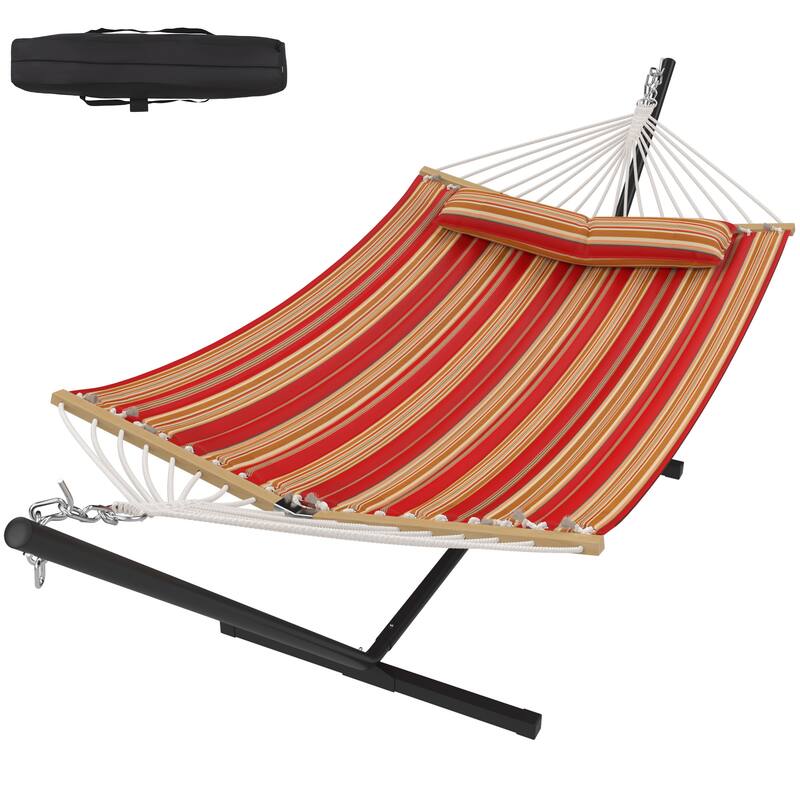 EROMMY Modern Portable Hammock, Hand-Woven Ropes, Anti-Tipping Design for Backyards, Beaches & Campsites