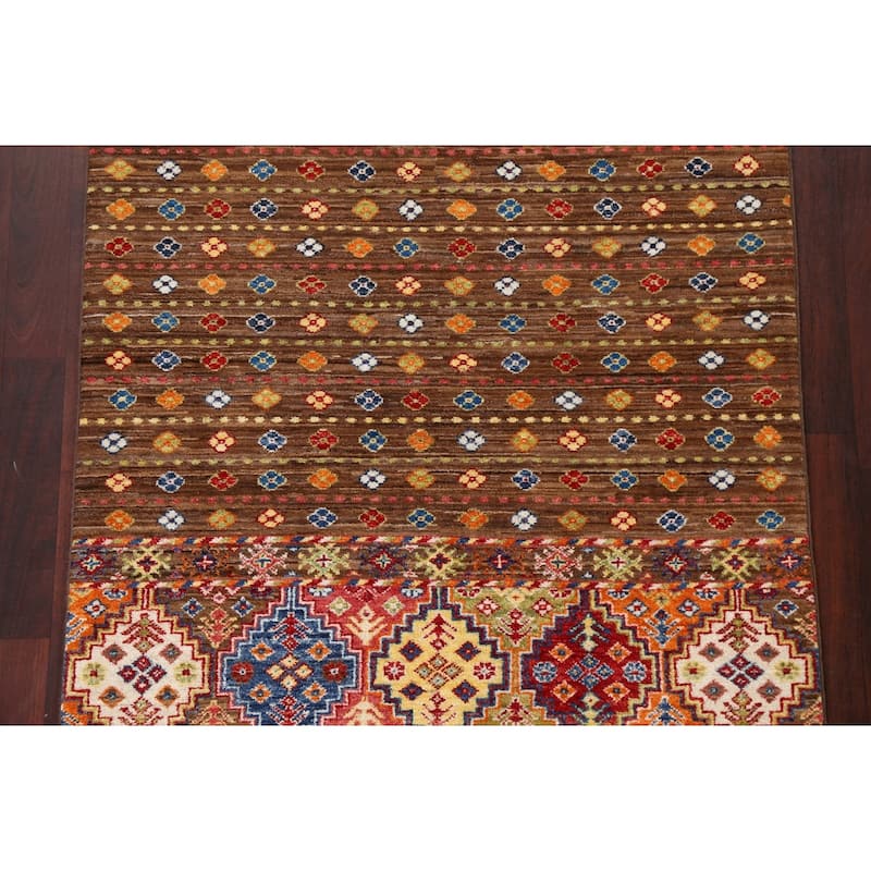 Vegetable Dye Kazak Oriental Area Rug Wool Hand-knotted Kitchen Carpet - 3'4" x 5'1"
