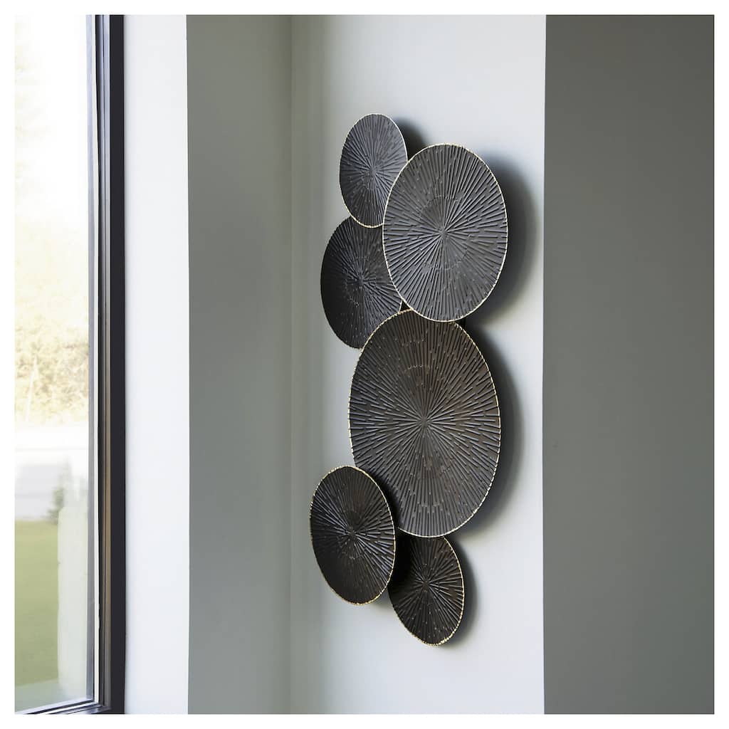 Signature Design by Ashley Rhetlen Black/Gold Wall Decor - 36"W x 2"D x 21"H