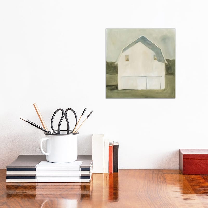 iCanvas "Serene Barn VI" by Emma Scarvey Canvas Print - 12x12x0.75