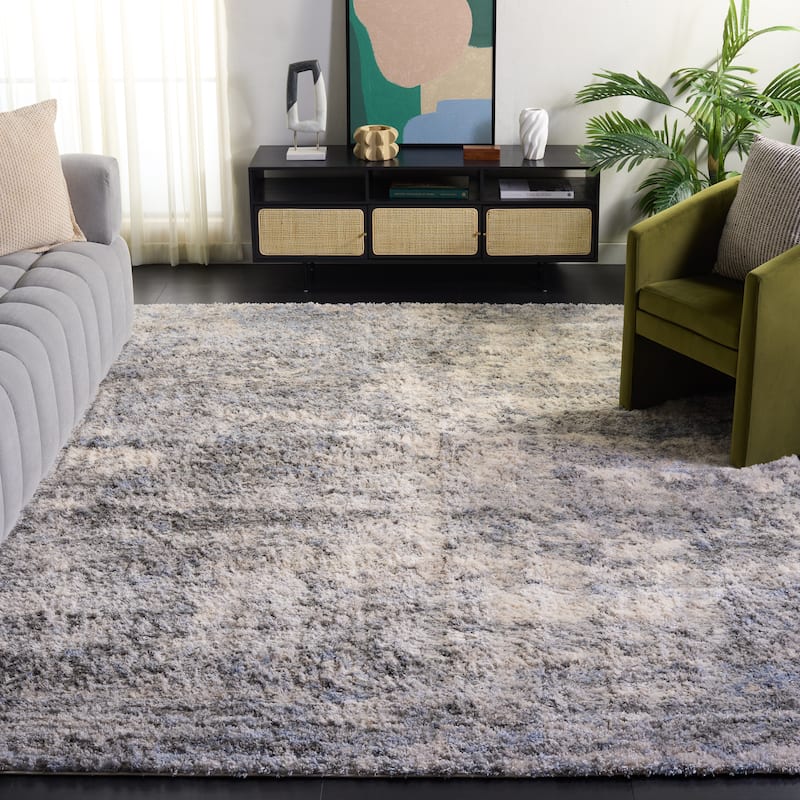 SAFAVIEH Berber Shag Mery Abstract 1.25-inch Thick Rug