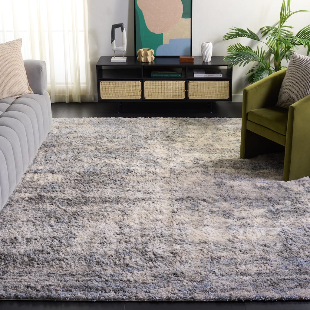 SAFAVIEH Berber Shag Mery Abstract 1.25-inch Thick Rug