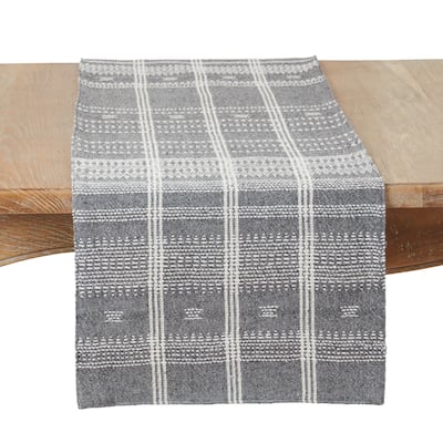 Modernist Woven Stripe Table Runner - 16"x72"