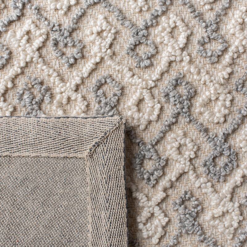 SAFAVIEH Handmade Trace Cherilyn Wool/ Viscose Rug