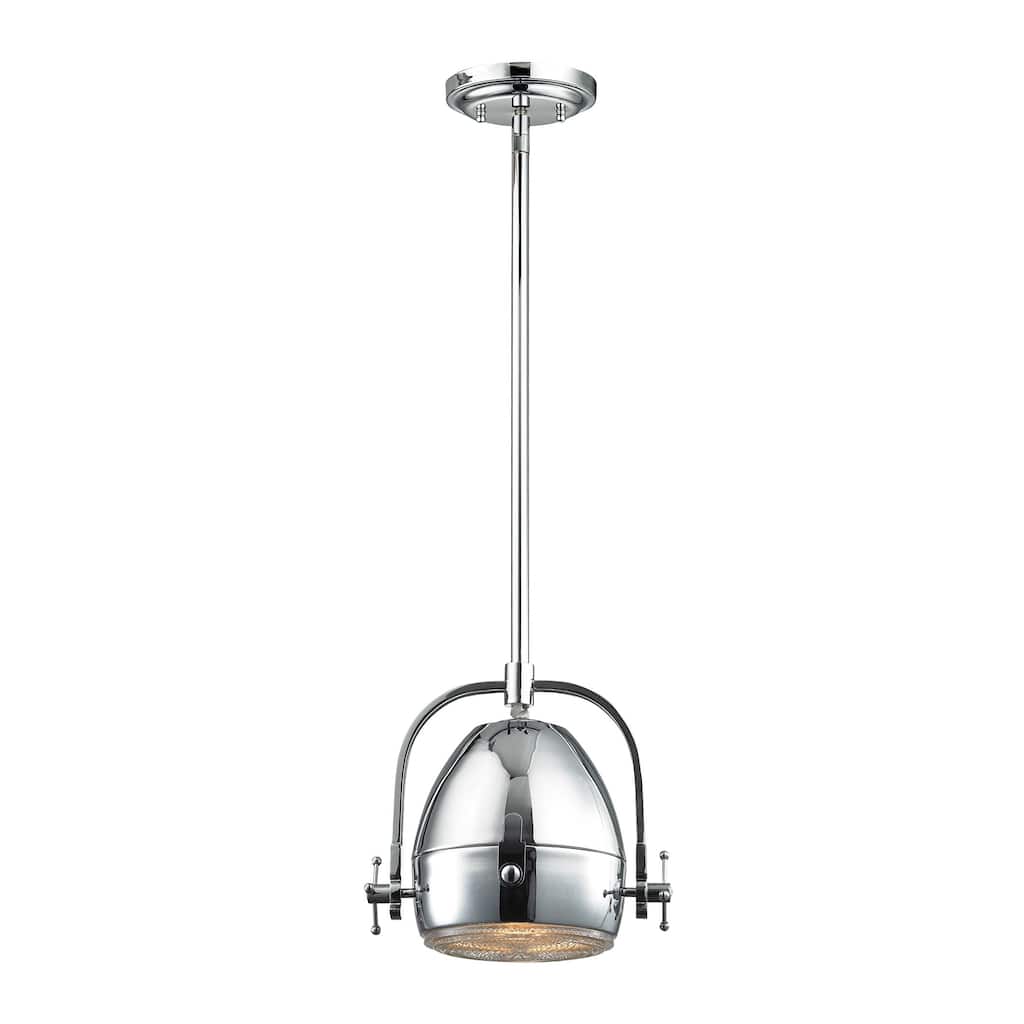 Urbano 8-inch Wide 1-Light Mini Pendant in Polished Chrome
