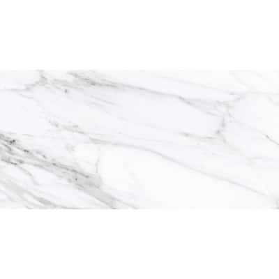 The Tile Life Belus 24x48 White Porcelain Floor & Wall Tile