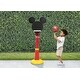 preview thumbnail 2 of 3, Mickey Mouse Plastic Basketball Set by Delta Children - Includes Basketball Hoop, 1 Basketball and Ball Pump