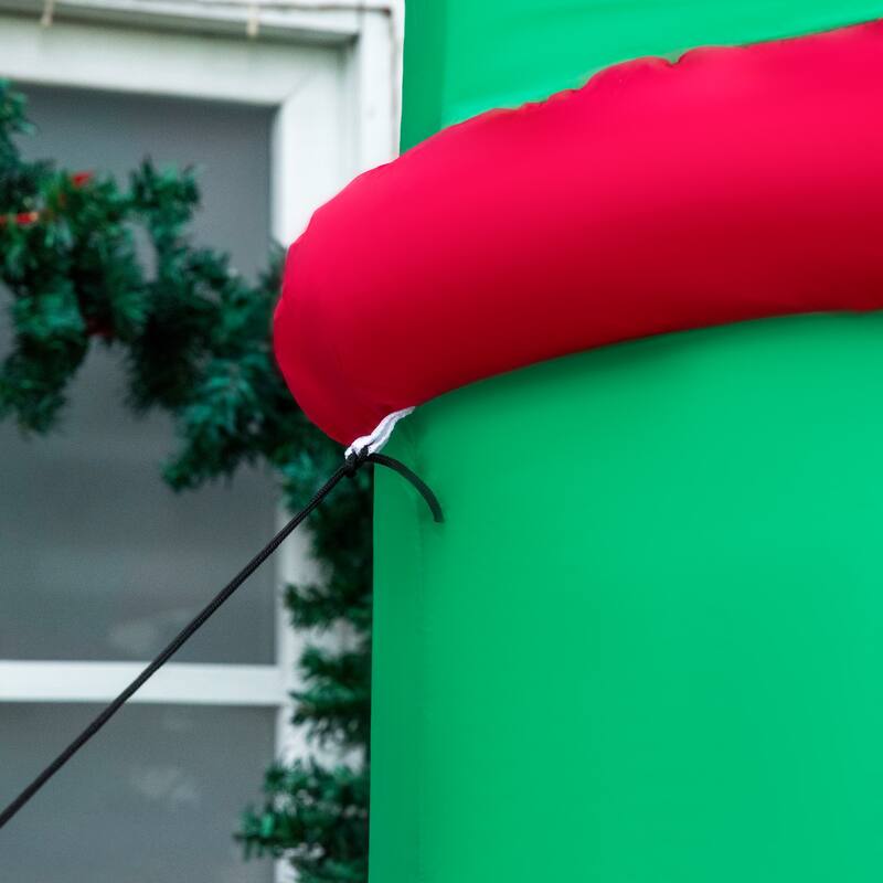 Outsunny 11.5 ft Christmas Inflatable Archway with 2 Nutcrackers