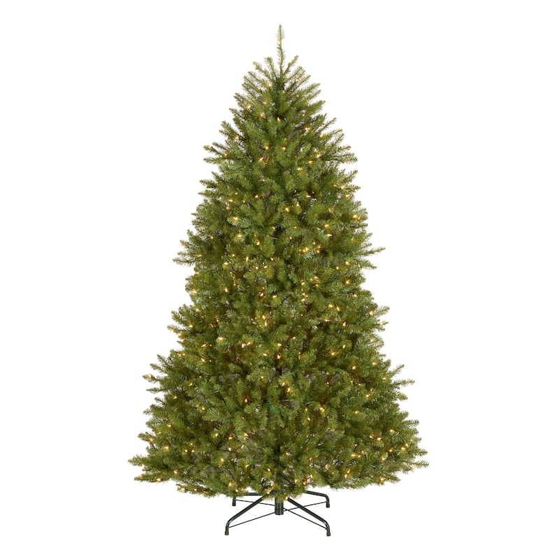 National Tree Company 7 ft. Pre-Lit Dunhill Fir Christmas Tree - 7 Foot