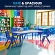 preview thumbnail 28 of 41, 23.625"W x 47.25"L Plastic Adjustable Activity Table-School Table for 6