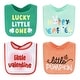 preview thumbnail 4 of 4, The Peanutshell Baby First Holiday Bibs Set for Boys or Girls, Terry Cloth, Feeding, Drooling, 10 Pack
