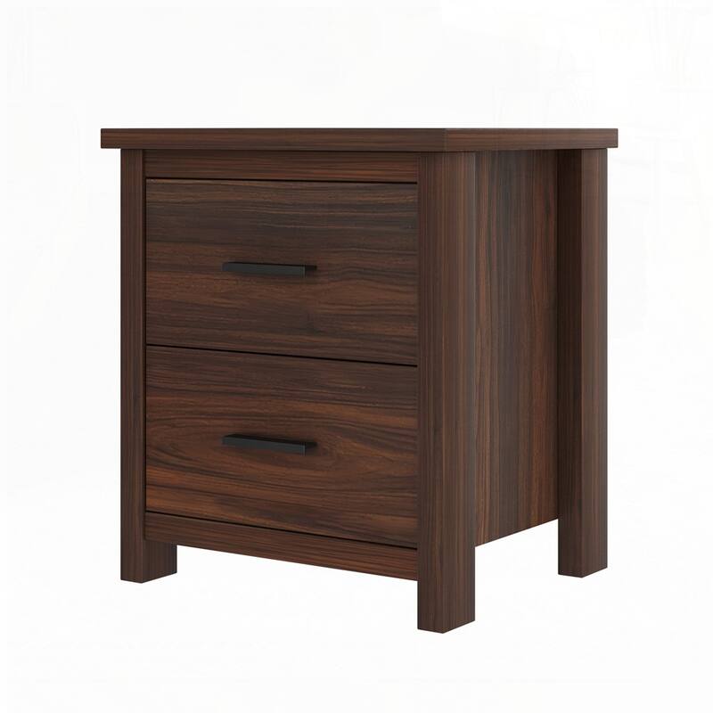 Wooden Bed Frame with Storage Headboard and Charging Station Bedroom Sets