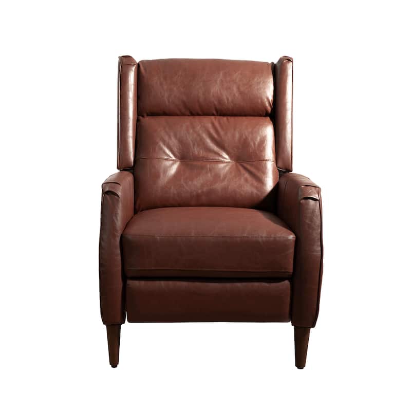 Art Leon Mid-century Modern Recliner, Lounge Chair with Wood Frame