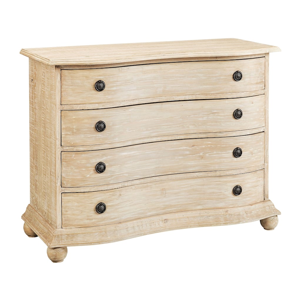 Palm Harbor 49-inch Reclaimed Pine Bowfront Chest of Drawers