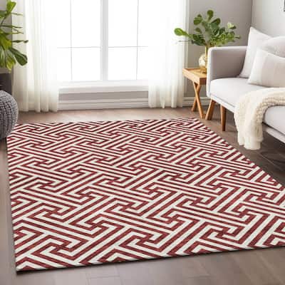 Premium Washable Super Soft Modern Geo Mayfield Rug