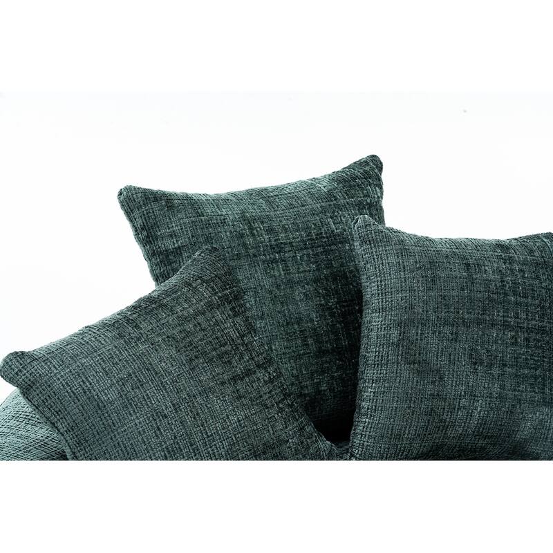Round Bean Bag Chairs for Soft Chenille Cover