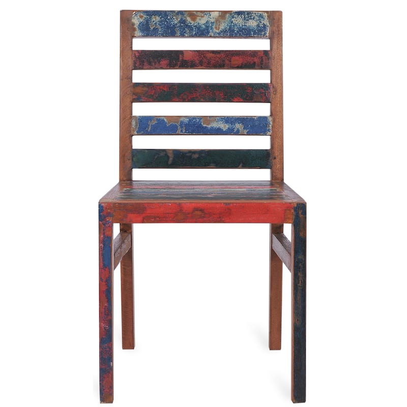 Chic Teak Marina Del Rey Dining Chair made from Recycled Teak Wood Boats