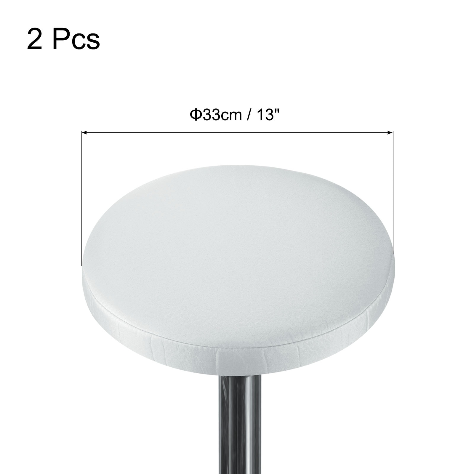 2pcs Bar Stool Cushions, Round Bar Stool Cover Seat Cushion