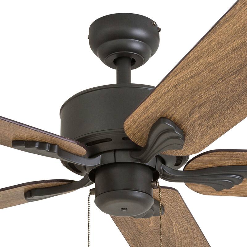 52" Prominence Home Glencrest Bronze Farmhouse Ceiling Fan with No Light, Remote Control