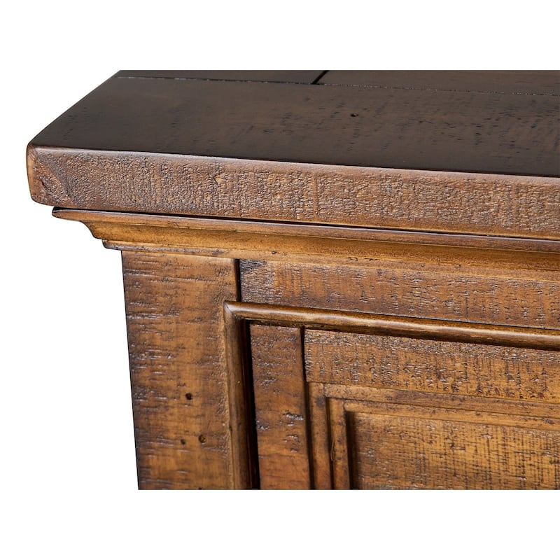 Magnussen Home Bay Creek Toasted Nutmeg Lift Top Storage Cocktail Table with Casters - 50''W x 28''D x 18''H