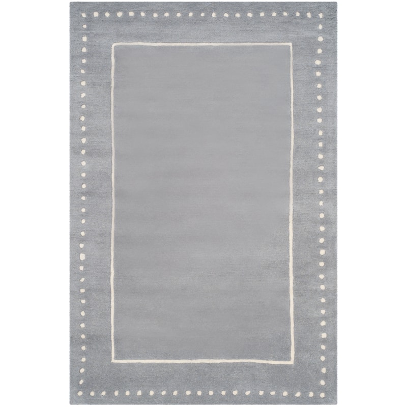 SAFAVIEH Handmade Bella Alverta Dotted Border Wool Rug