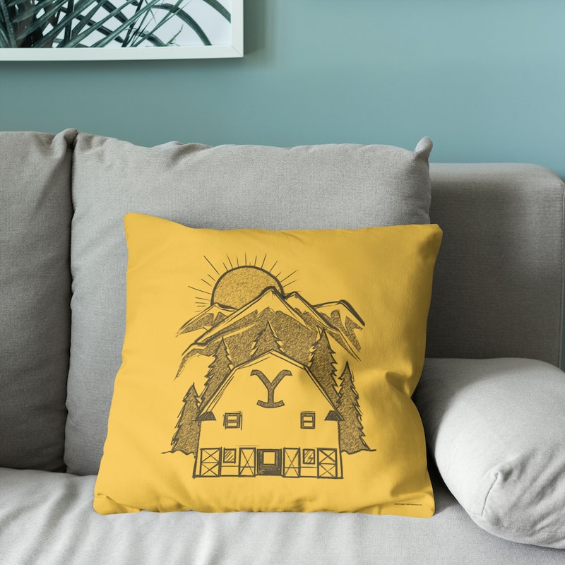 Paramount Yellowstone 18 Inch Throw Pillow