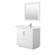 Option White, Nickel Trim, White Quartz Top