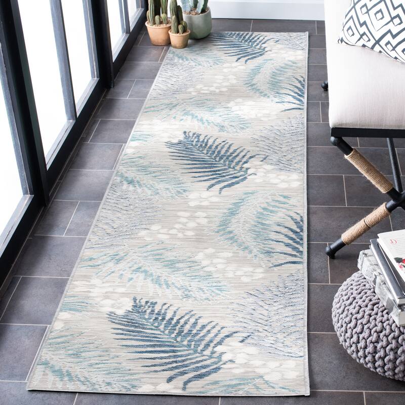 SAFAVIEH Sunrise Tracy Indoor/Outdoor Waterproof Rug - 2' x 8' Runner