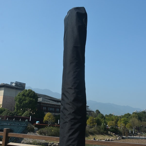 Shop Market Umbrella Cover Patio All Weather Protect For 9 11 Ft Umbrellas Overstock 31645883