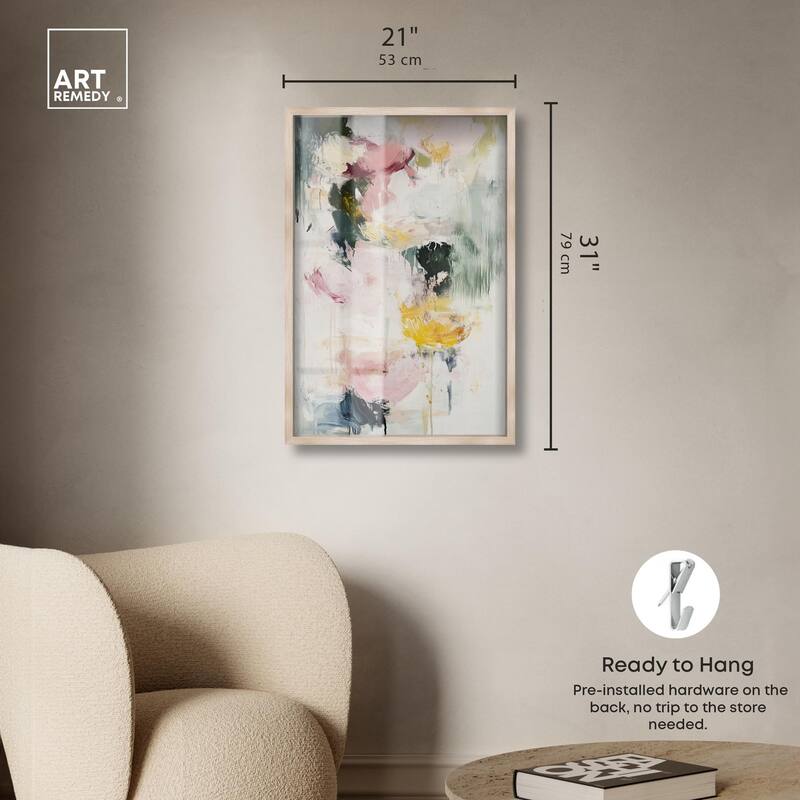 Dripping Colors II Shadowbox by Art Remedy