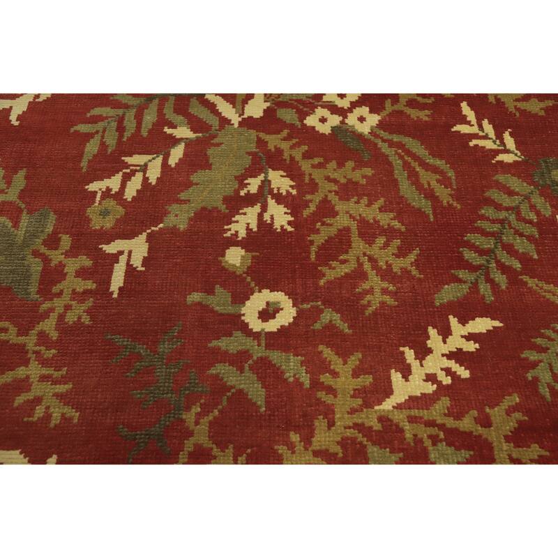 Handmade Floral Indian Area Rug 5x9 - 8' 10'' X 5' 5''