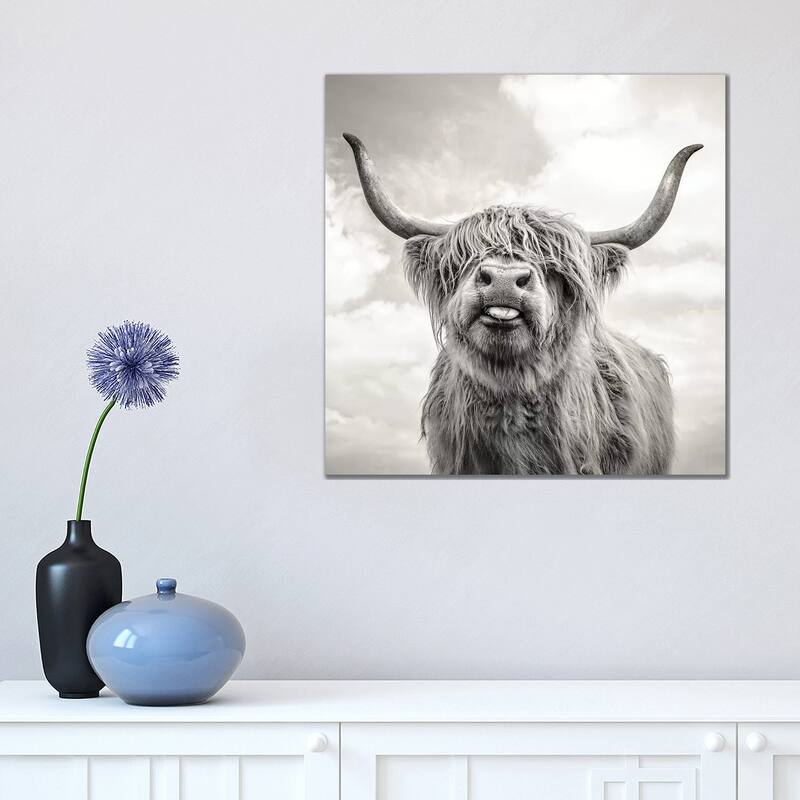 iCanvas 'Funny Girl' by Mark Gemmell Canvas Print - 18x18x1.5