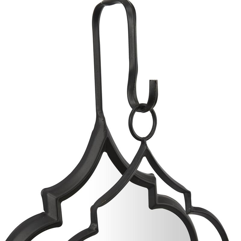 Metal Geometric Wall Hanging Pillar Wall Sconce - Gold or Black - CosmoLiving by Cosmopolitan