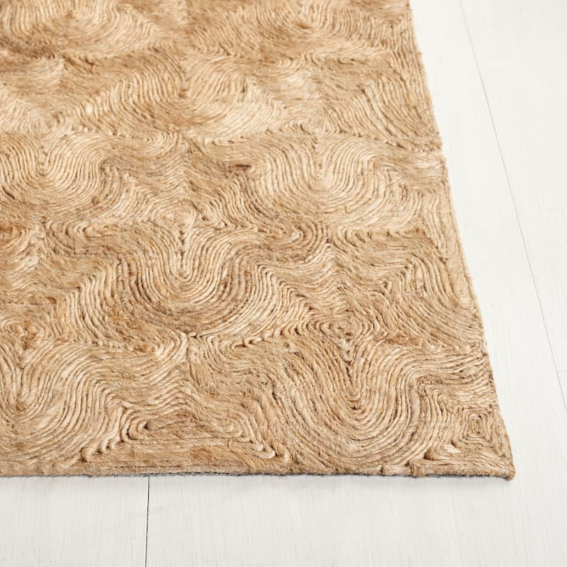 SAFAVIEH Handmade Natural Fiber Maliyah Farmhouse Jute Rug