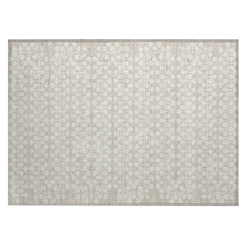 Machine Washable Indoor/ Outdoor Modern Ailey Chantille Rug