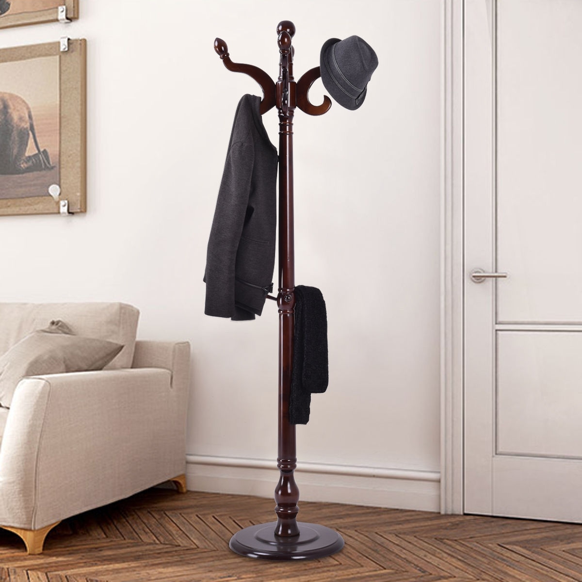 wooden coat stands for the home
