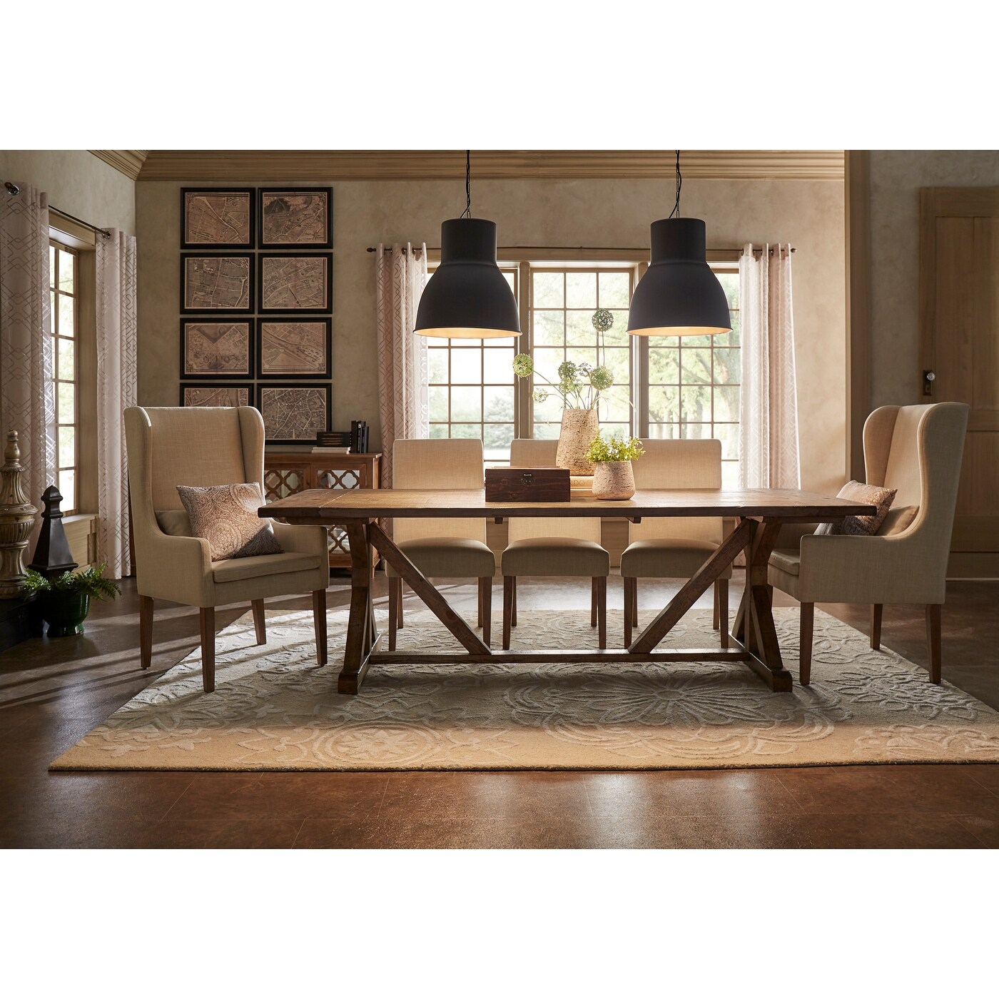 Potomac Wingback Host Chair by iNSPIRE Q Artisan On Sale Bed