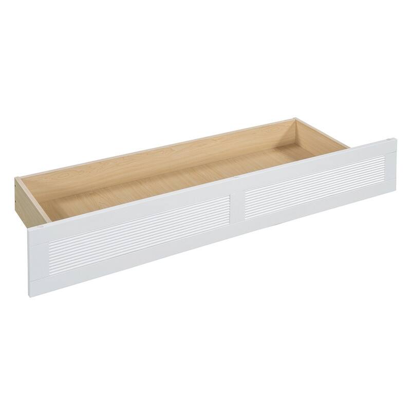 Full/Queen Size Murphy Bed Wall Bed with a Large Drawer, Foldable Murphy Cabinet Bed with a set of Sockets & USB Ports