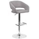 preview thumbnail 25 of 178, Vinyl Adjustable Height Barstool with Rounded Mid-Back