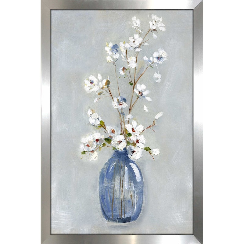 "Cottage Blooming I (Vertical)" by Sally Swatland Print on Acrylic