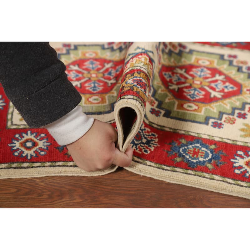 Traditional Kazak Oriental Rug Handmade Wool Carpet - 2'0" x 3'0"