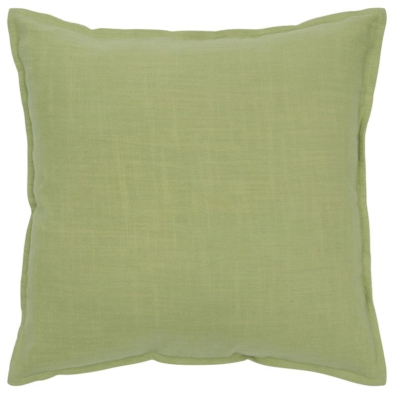 Lime Green Flange Edged Modern Throw Pillow - Bed Bath & Beyond - 39556200