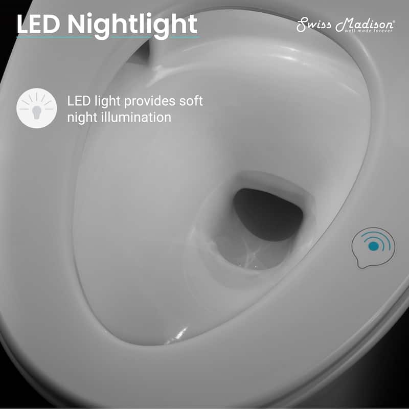 Vicenza Smart Tankless Elongated Toilet And Bidet, Touchless Vortex Dual-Flush 1.1/1.6 Gpf - 30.9" x 19.48" 23.03"