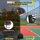 preview thumbnail 8 of 8, 4.25-10 Feet Portable Adjustable Basketball Goal Hoop System - 42.5" x 27.5" x 8.5"