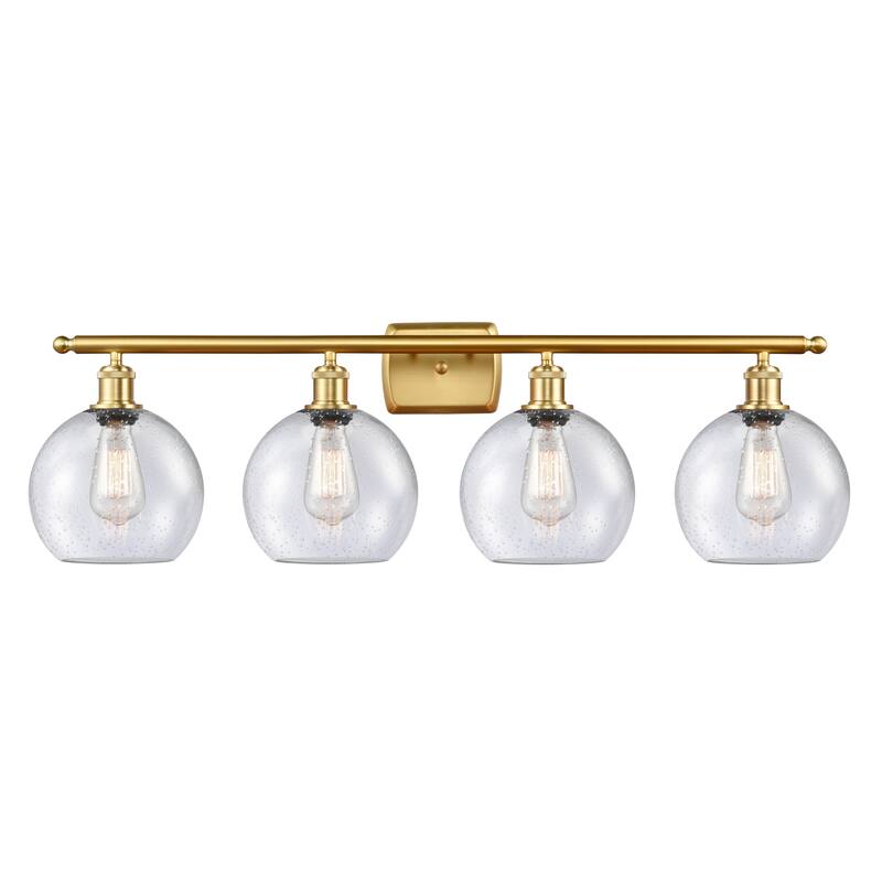 Innovations Lighting Ballston Athens - 4 Light 36" Bath Vanity Light - 8" Shade