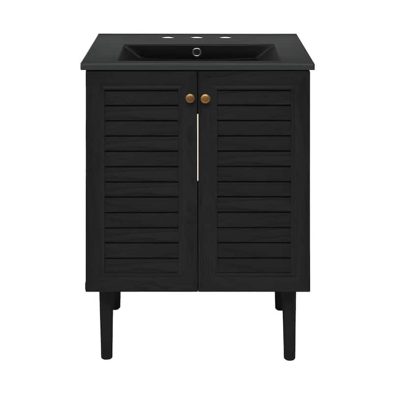Swiss Madison SM-BV6201-3W Bron 24" Free Standing Single Basin Vanity