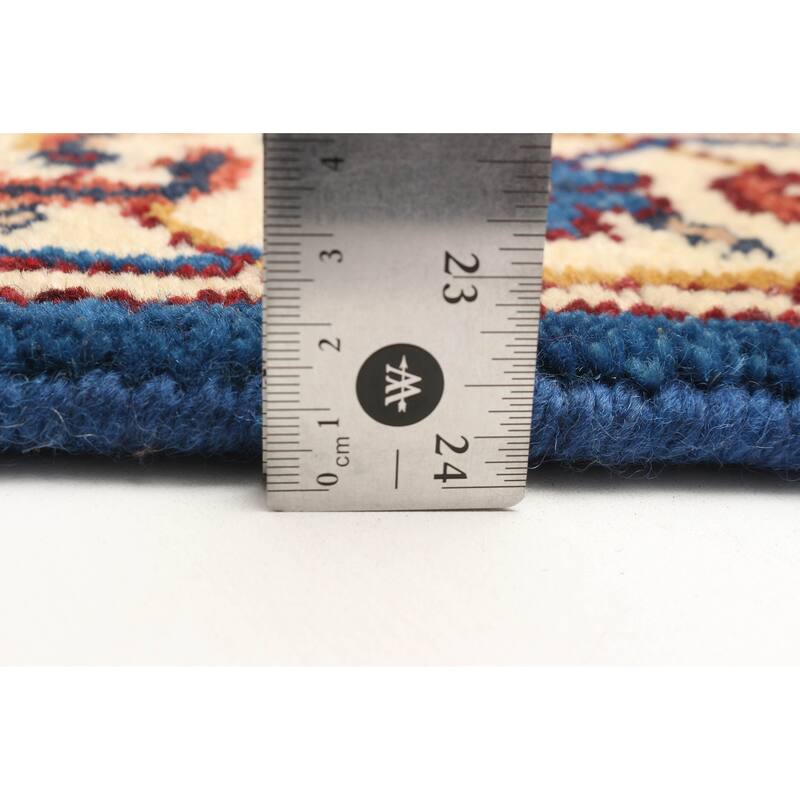 ECARPETGALLERY Hand-knotted Serapi Heritage Blue Wool Rug - 2'8 x 8'0