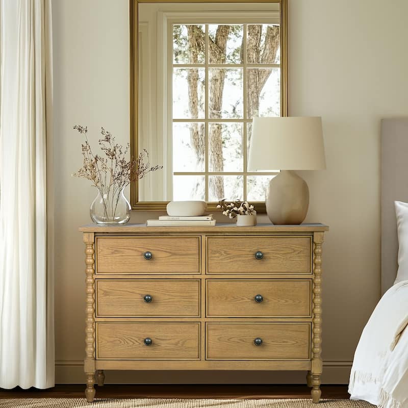 Madison Park Signature Beckett Small Dresser - Natural - 6-drawer