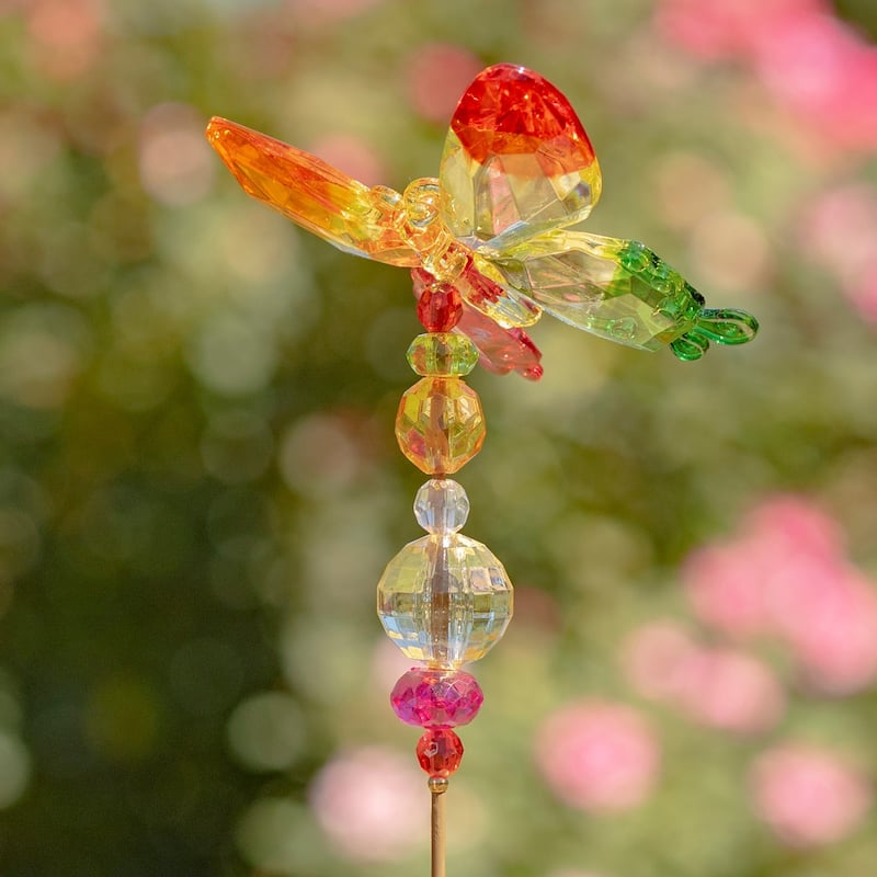 Set of 6 Acrylic Butterfly Pot Stakes
