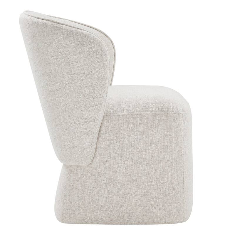 Kyle Morden Fabric Dining Room with Casters Wrap-round Back